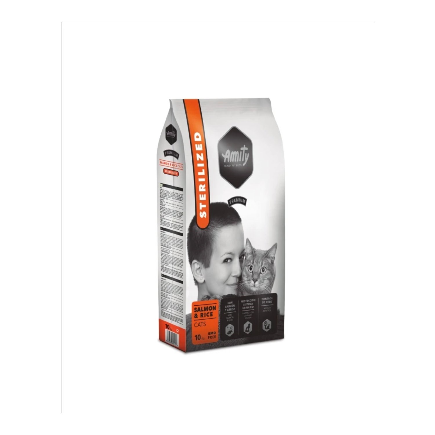 Amity Premium Kısırlaştırılmış Somonlu Kedi Maması 10 Kg