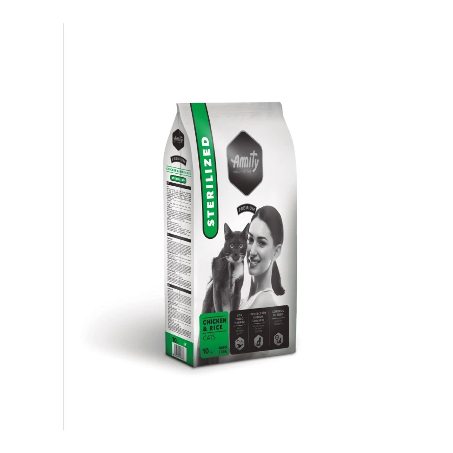 Amity Premium Kısırlaştırılmış Tavuk Etli Kedi Maması 10 Kg