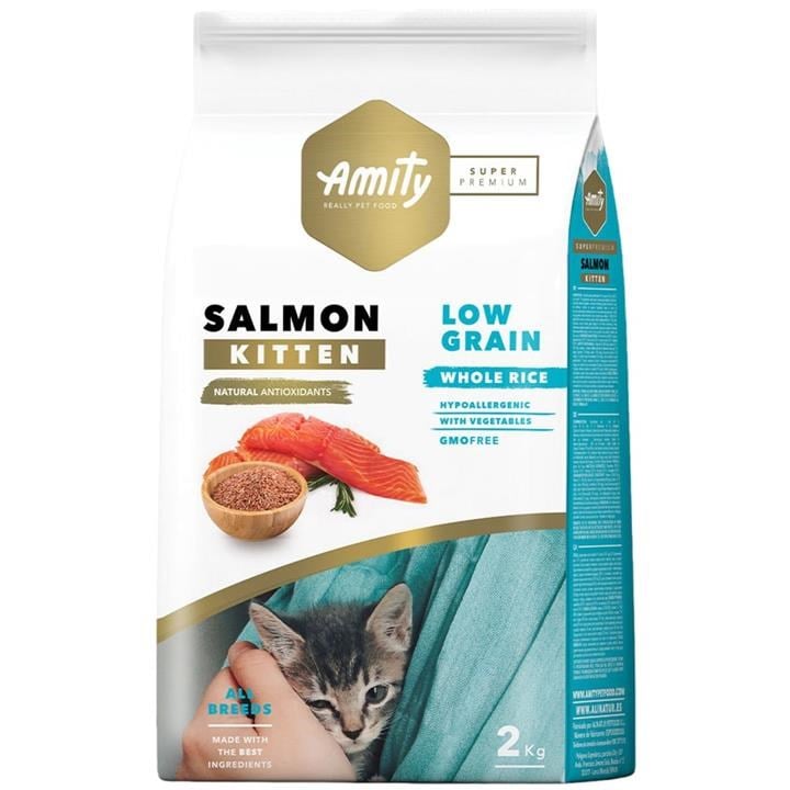 Amity Super Premium Somonlu Düşük Tahıllı Yavru Kedi Maması 2 Kg