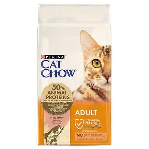 Cat Chow Somonlu ve Ton Balıklı Yetişkin Kedi Maması 15 Kg