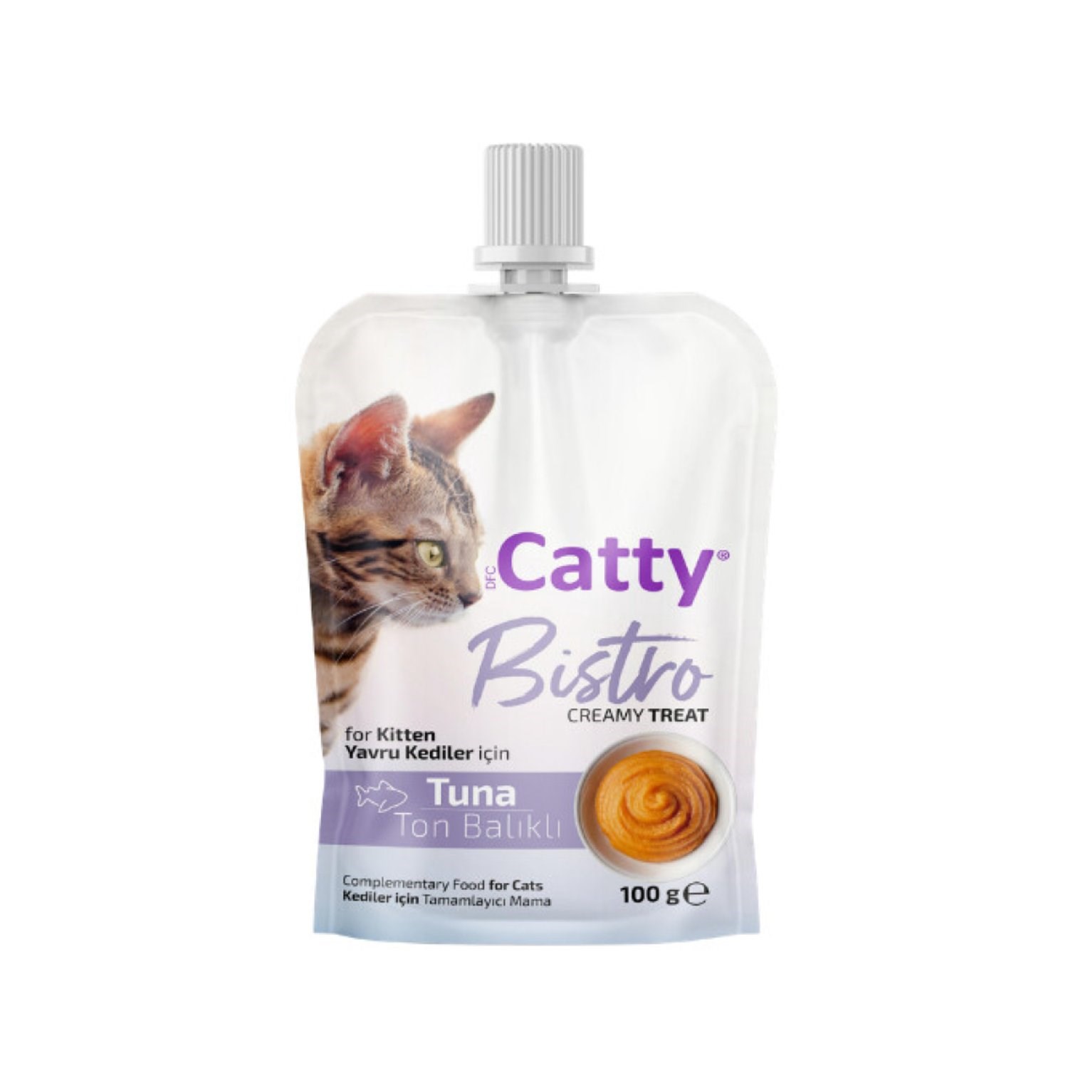 Catty Bistro Creamy Treat Ton Balıklı Yavru Kedi Ödül Maması 100gr