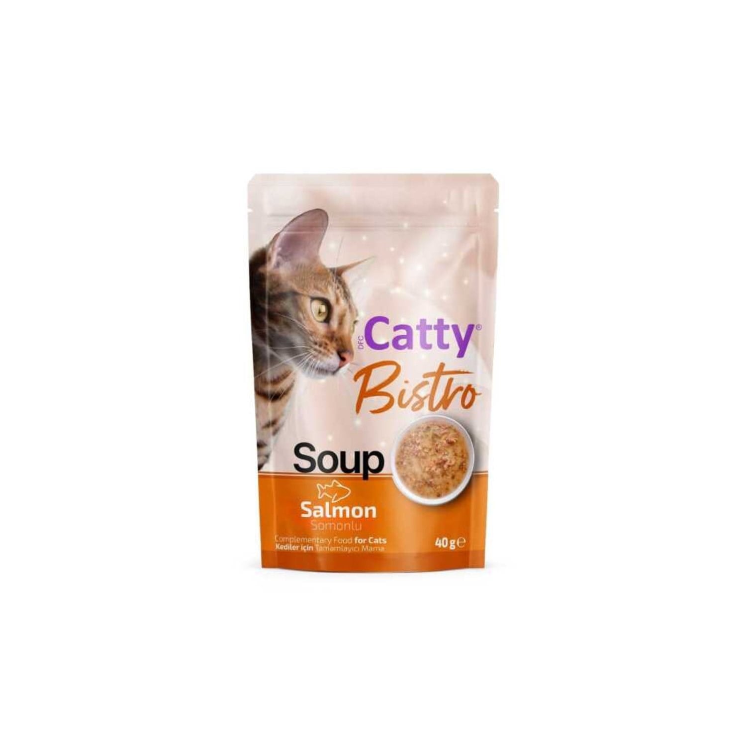 Catty Bistro Somonlu Kedi Çorbası 40 Gr