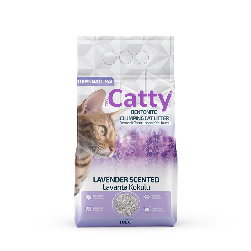 Catty Lavanta Kokulu Kedi Kumu 10 Lt