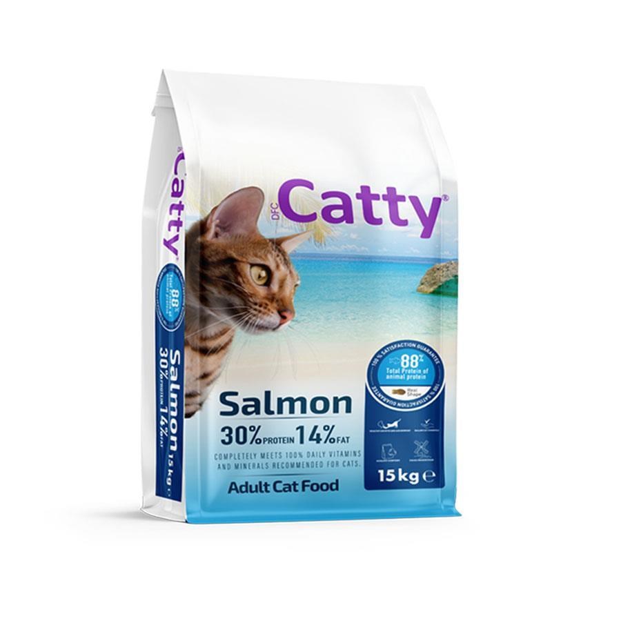 Catty Yetişkin Kedi Maması Somonlu 15 Kg