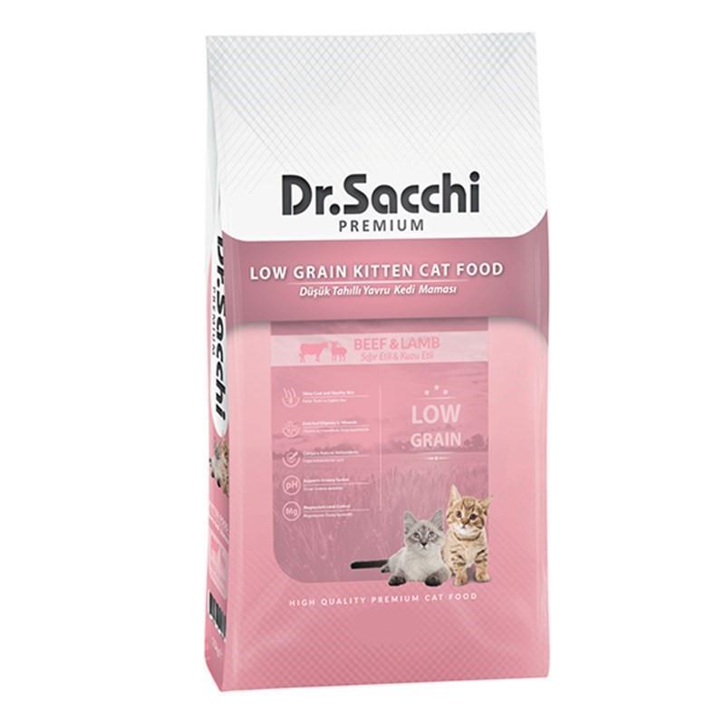 Dr. Sacchi Düşük Tahıllı Yavru Kedi Maması 1,5 Kg