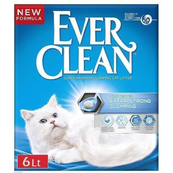 Ever Clean Extra Strength Ekstra Güçlü Kokusuz Topaklanan Kedi Kumu 6 Lt