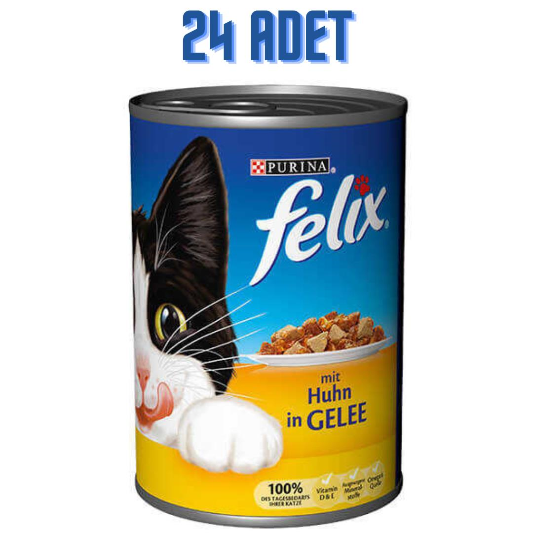Felix Tavuklu Konserve Kedi Maması 400 gr (24 adet)