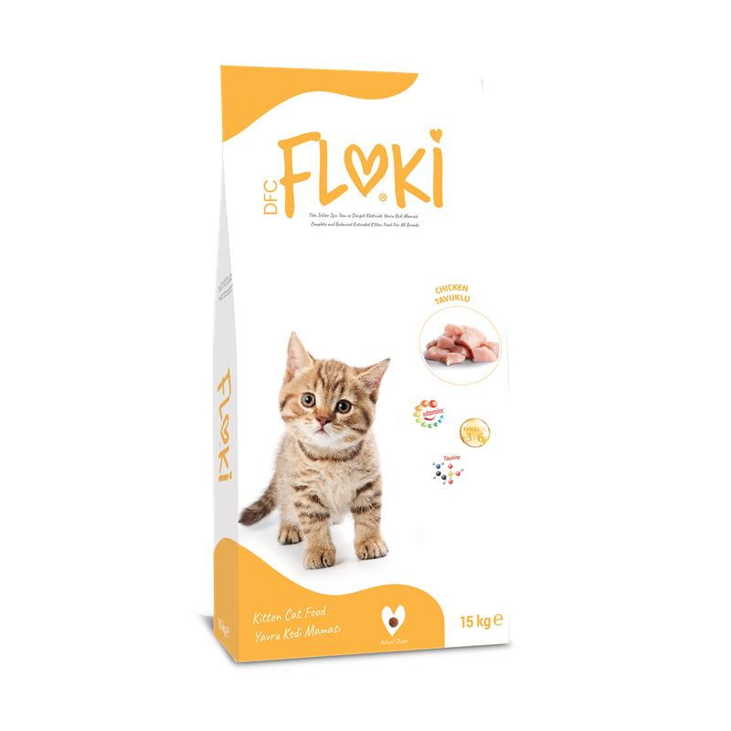 Floki Yavru Kedi Maması Tavuklu 15 Kg