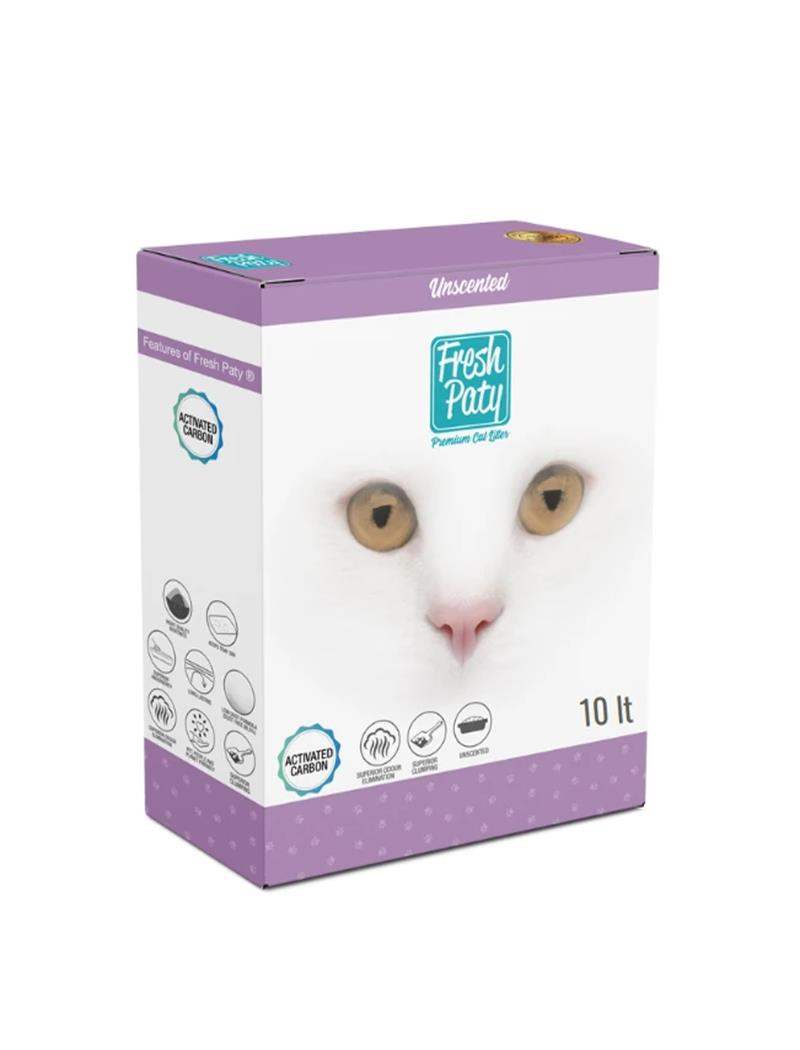 Fresh Paty Aktif Carbon Kokusuz Kedi Kumu 10 Lt