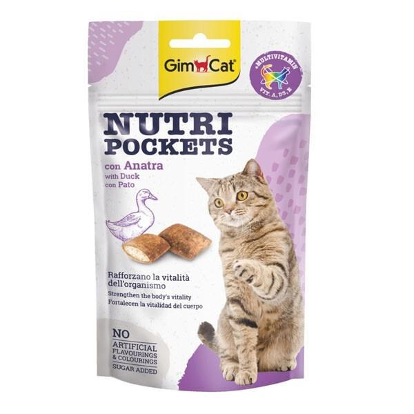 GimCat Nutripockets Ördekli Kedi Ödül Maması 60 Gr