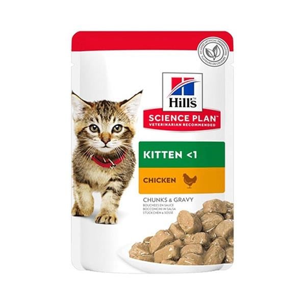 Hill's Pouch Tavuklu Yavru Kedi Konservesi 85gr