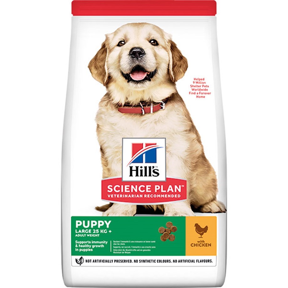Hill's SCIENCE PLAN Büyük Irk Tavuklu Yavru Köpek Maması 14,5 Kg