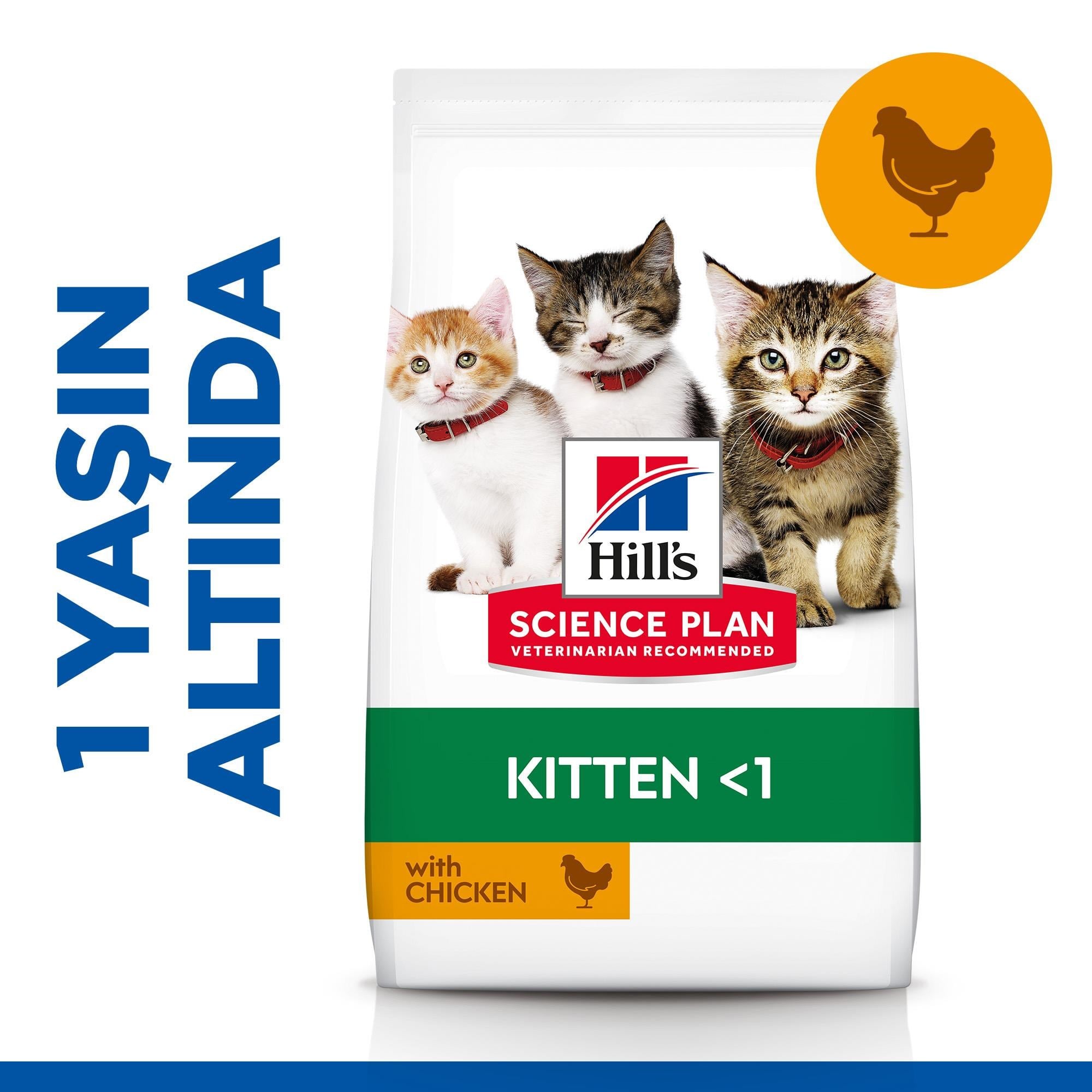 Hill's SCIENCE PLAN Kitten Tavuklu Yavru Kedi Maması 1,5 Kg