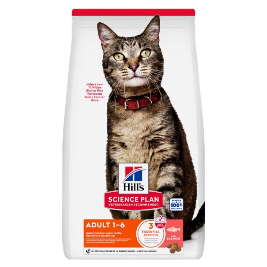 Hill's SCIENCE PLAN Yetişkin Somonlu Kedi Maması 1,5 Kg