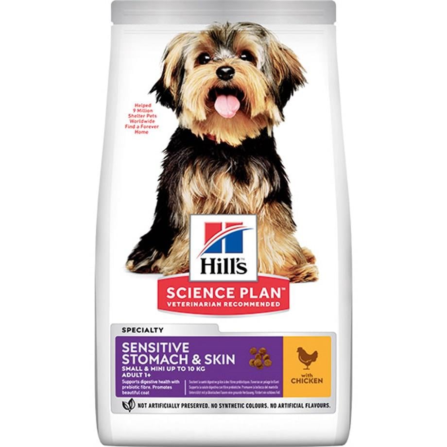 Hills SP Small & Mini Sensitive Stomach & Skin Tavuklu Yetişkin Köpek Maması 1,5 Kg