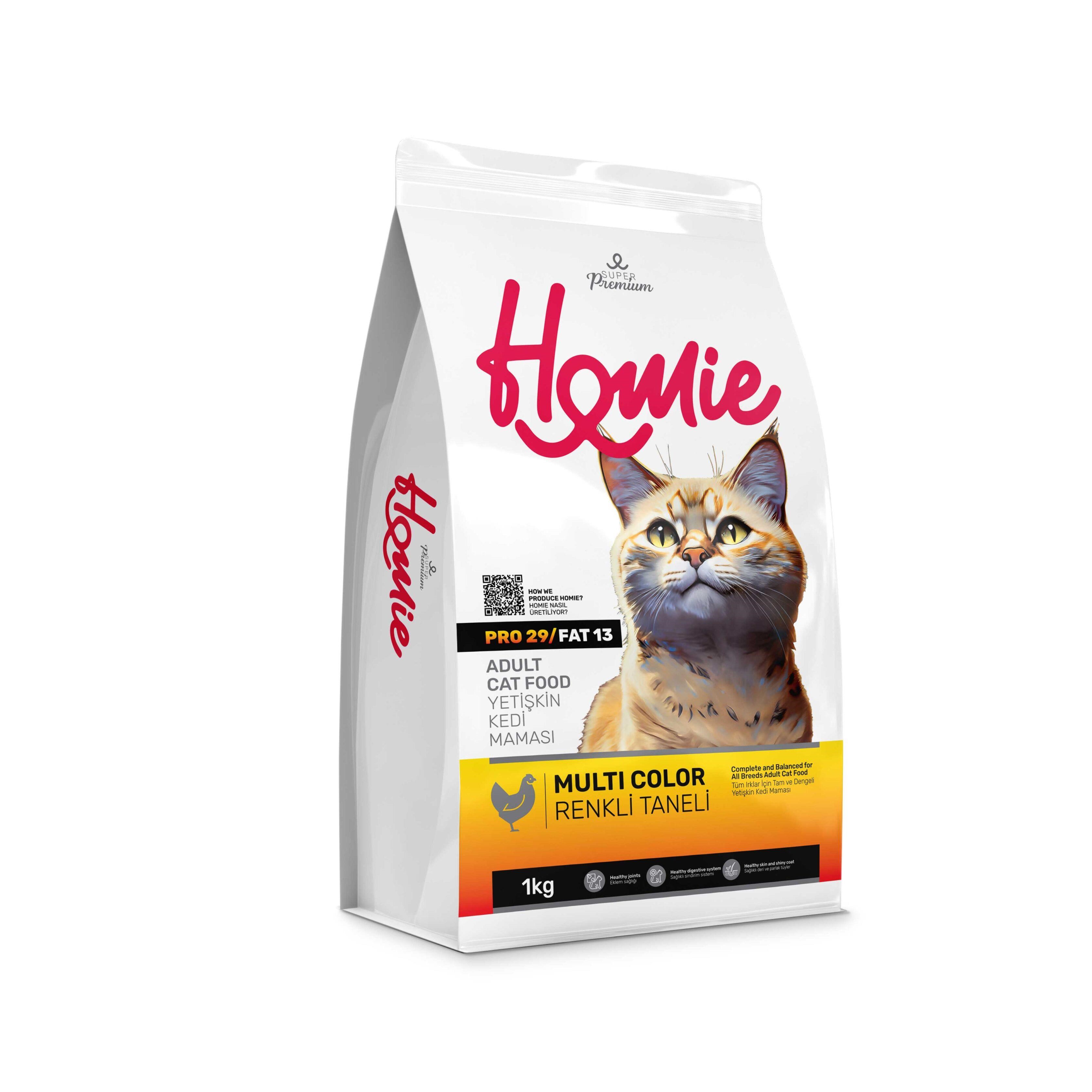 Homie Multi Color Tavuklu Yetişkin Kedi Maması 15 Kg