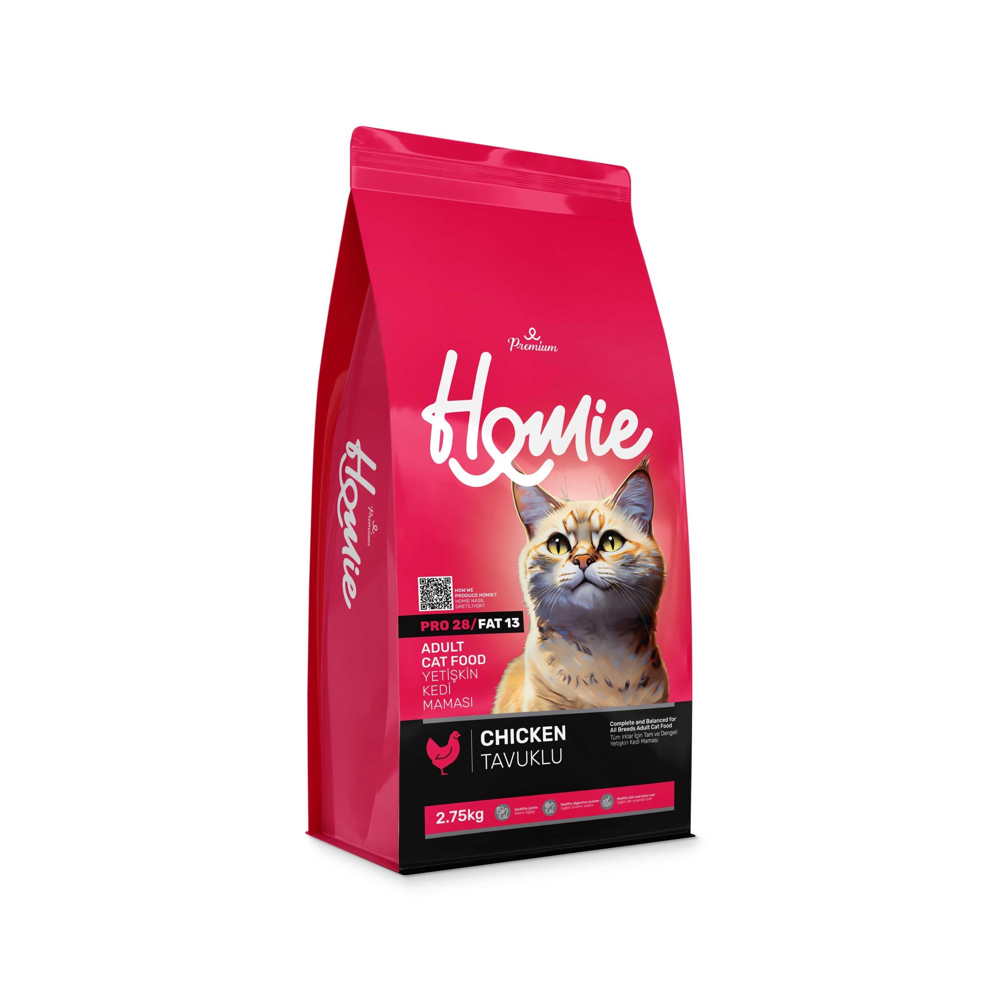 Homie Premium Tavuklu Yetişkin Kedi Maması 2,75 Kg