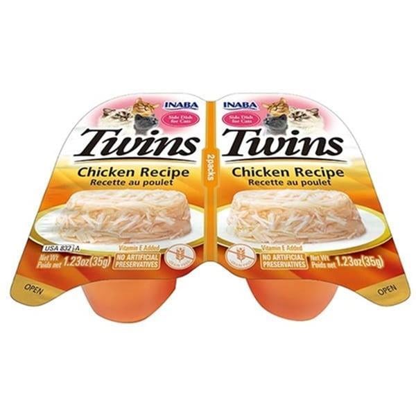 INABA Twins Jöle İçinde Tavuklu Kedi Konservesi 35 Gr (2'li)
