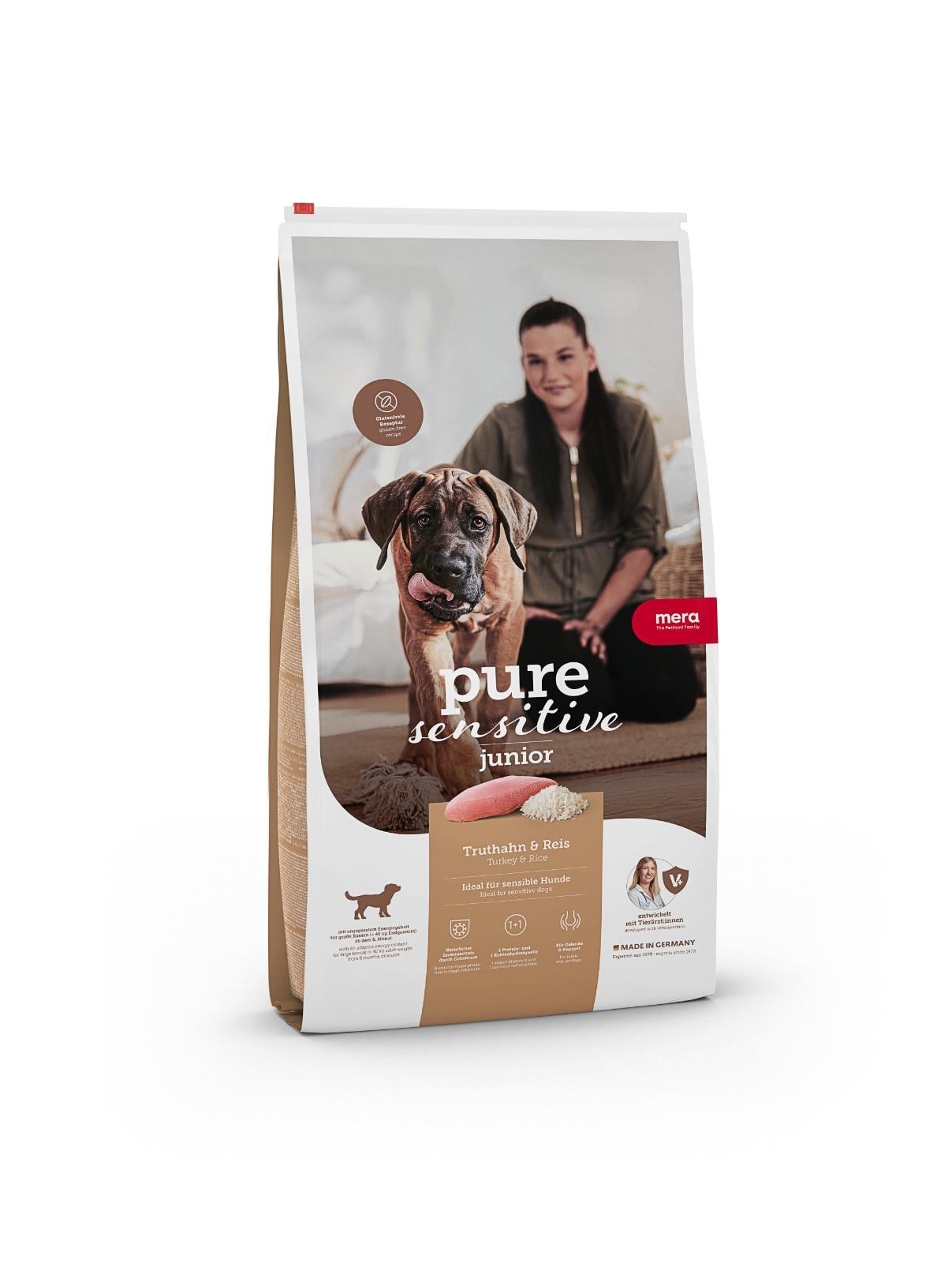 Mera Pure Sensitive Junior Hindili Yavru Köpek Maması 12,5 Kg