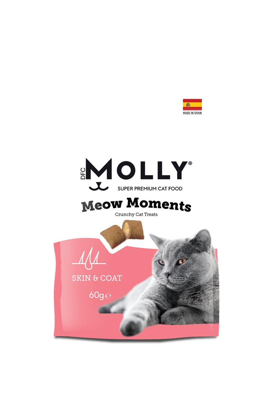 Molly Meow Moments Deri ve Tüy Bakımı Kedi Ödül Maması (Skin & Coat) 60 Gr