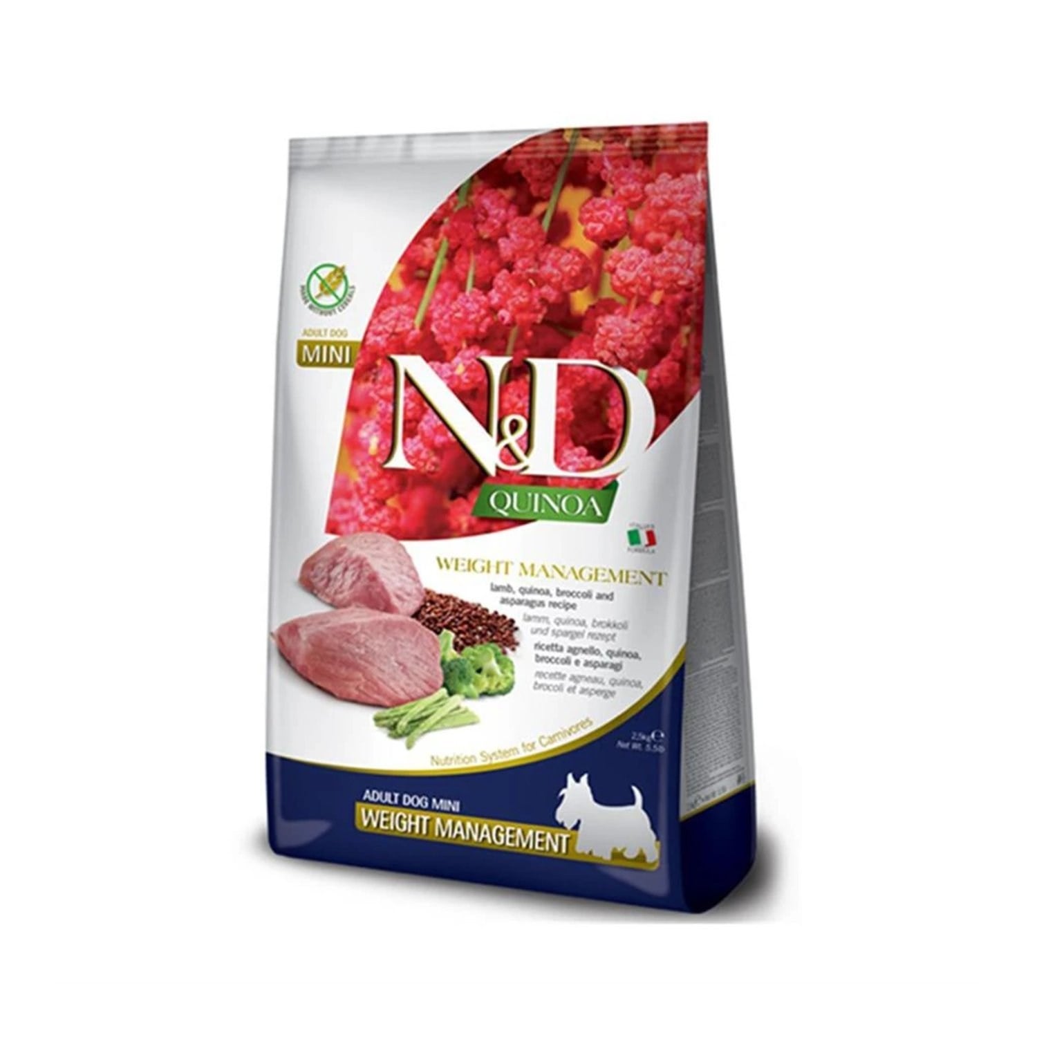 N&D Quinoa Weight Management Kuzulu Yetişkin Köpek Maması 2.5 Kg