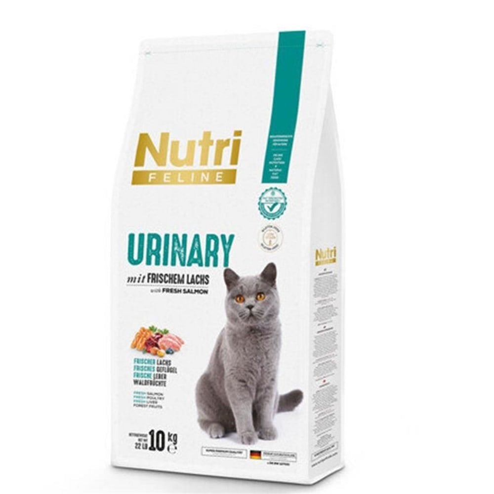 Nutri Feline Urinary Böbrek Sağlığı Destekleyici Somonlu Düşük Tahıllı Yetişkin Kedi Maması 10 Kg