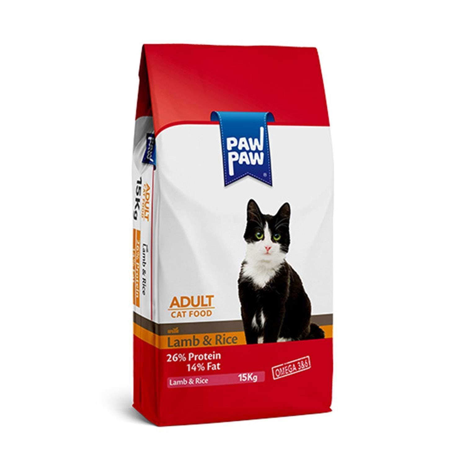 Paw Paw Yetişkin Kedi - Kuzulu 15 Kg