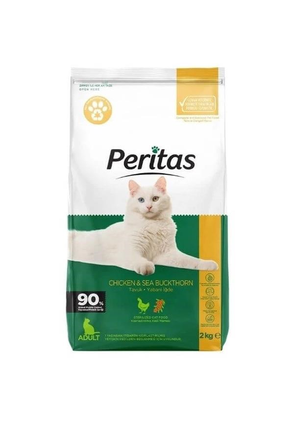 Peritas Tavuklu Kısırlaştırılmış Kedi Maması 2 Kg