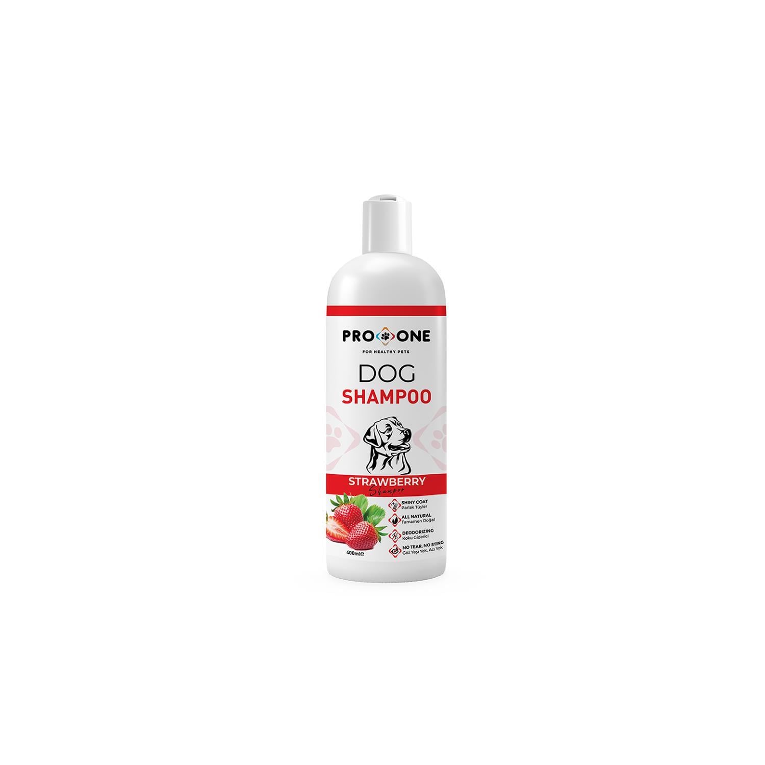 Pro One Çilek Aromalı Köpek Şampuanı 400 Ml