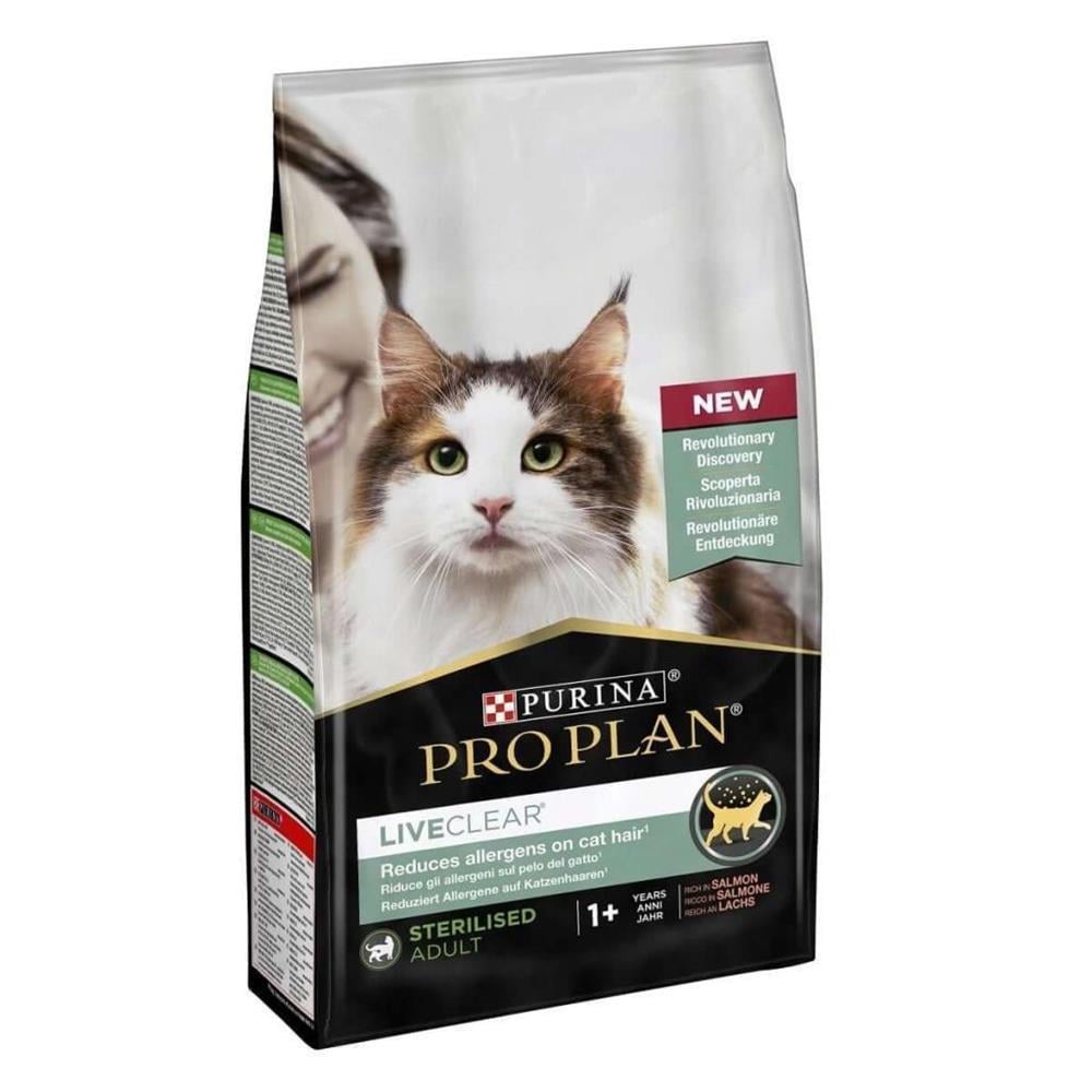 Pro Plan LiveClear Somonlu Alerjen Azaltan Kısırlaştırılmış Kedi Maması 1,4 Kg