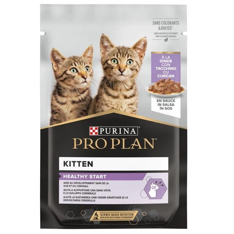 Pro Plan Pouch Sos İçinde Hindili Yavru Kedi Konservesi 85 Gr (26 Adet)
