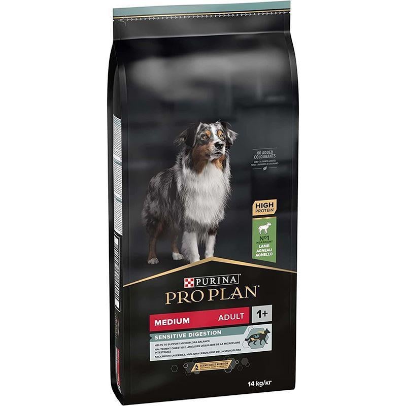 Pro Plan Sensitive Digestion Kuzulu ve Pirinçli Orta Irk Yetişkin Köpek Maması 14 Kg
