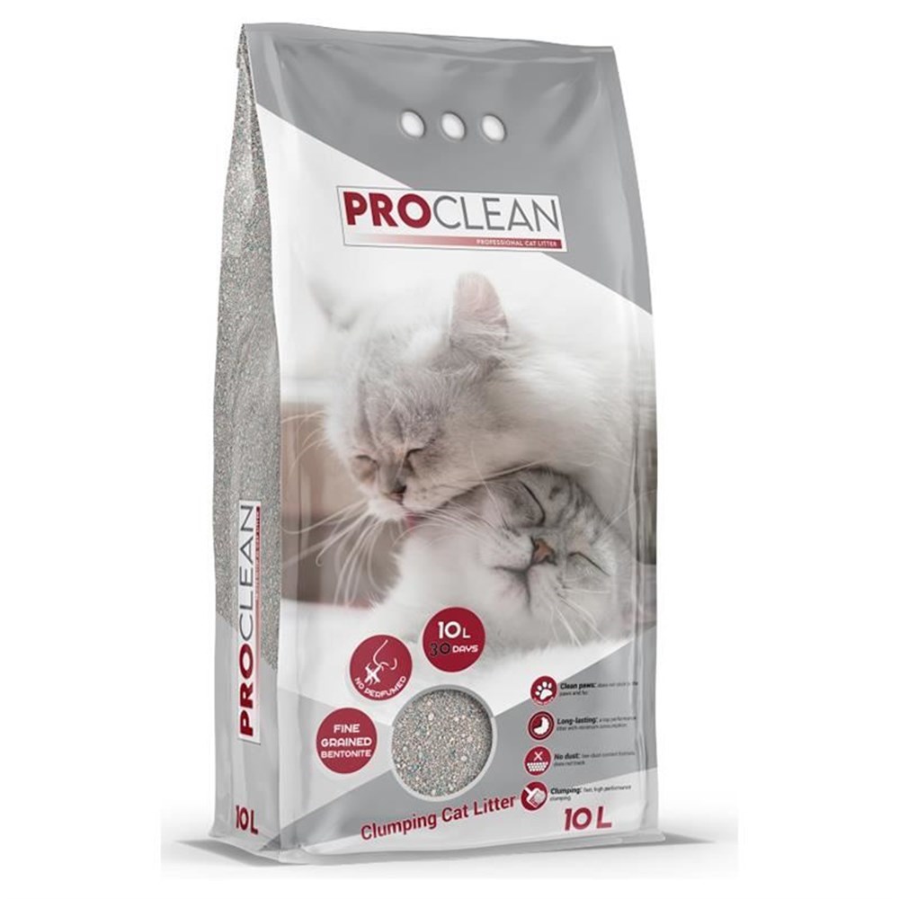 ProClean Naturel Kalın Kedi Kumu 10 Lt