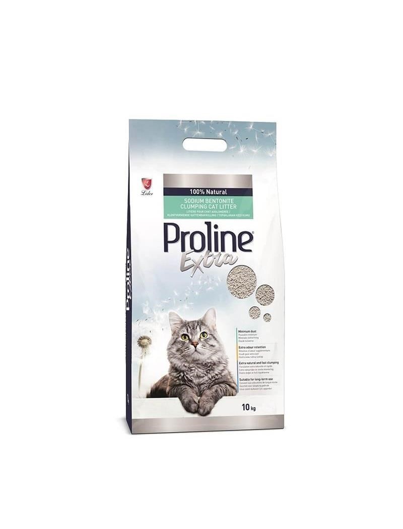 Proline Extra Topaklanan İnce Taneli Bentonit Kedi Kumu 10 Lt