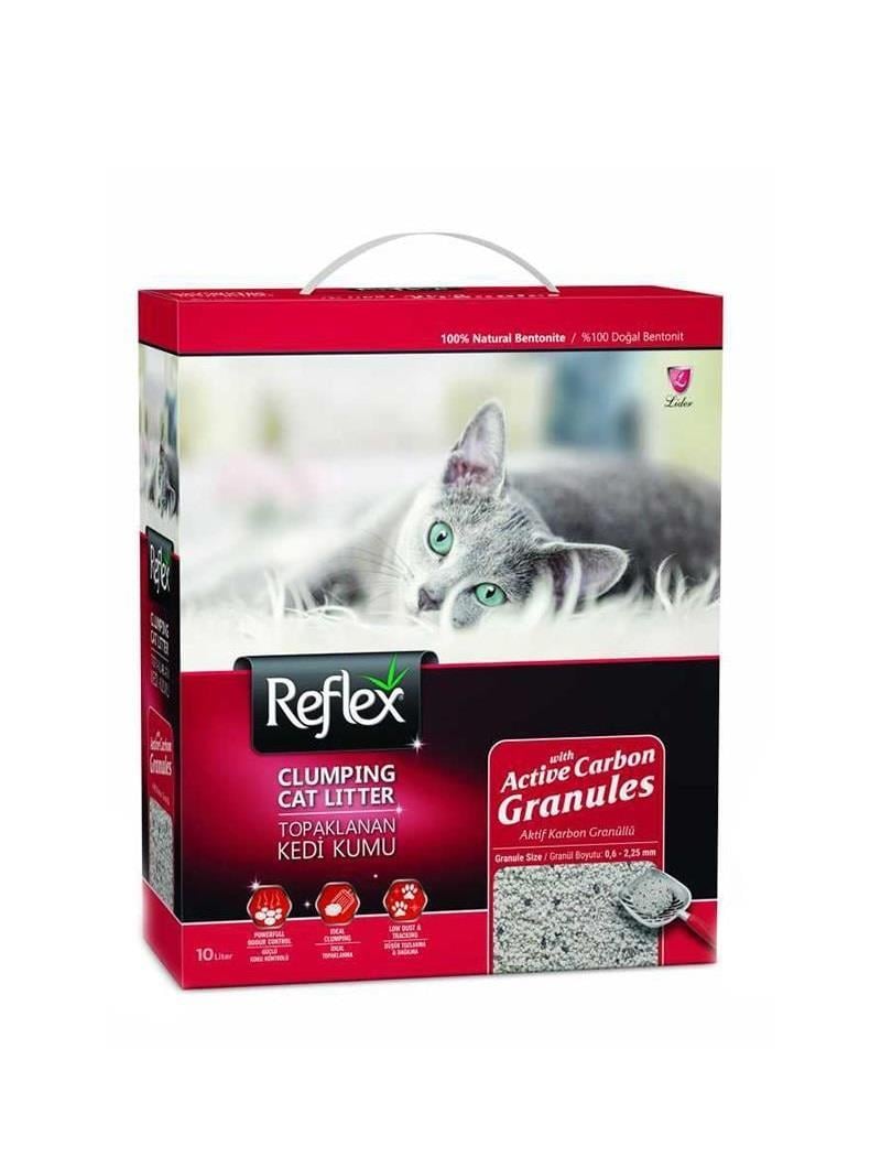 Reflex Granül Aktif Karbonlu Süper Hızlı Topaklanan Kedi Kumu 10 Lt