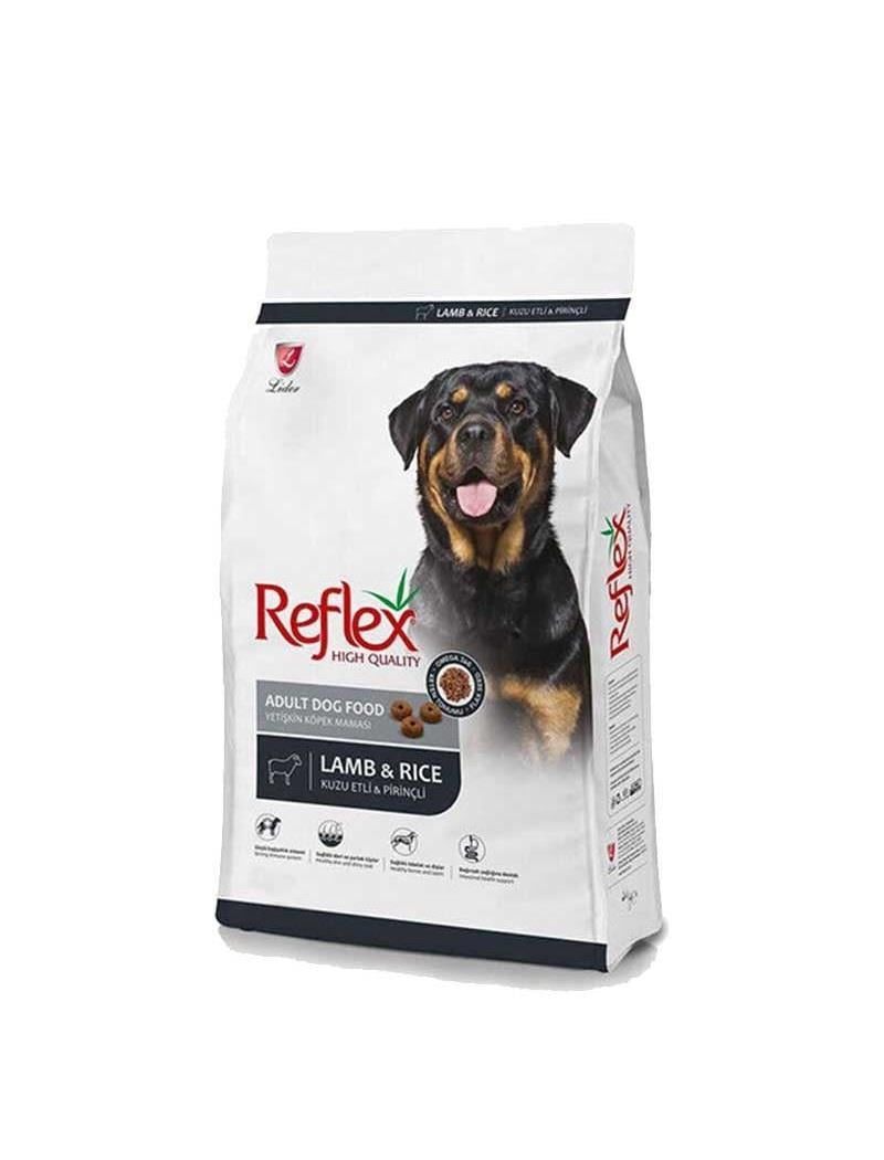 Reflex Kuzu Etli ve Pirinçli Yetişkin Köpek Maması 10 Kg