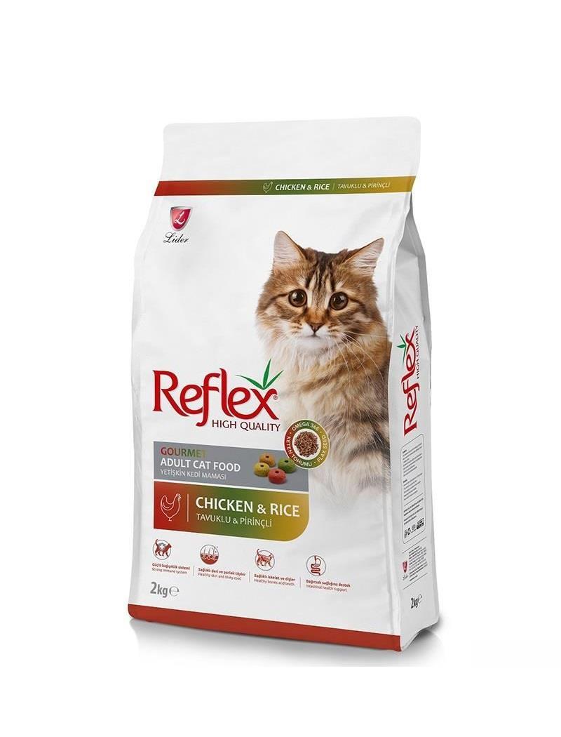 Reflex Multi Color Tavuklu ve Pirinçli Yetişkin Kedi Maması 2 Kg