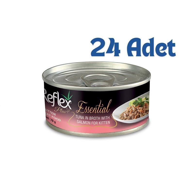 Reflex Plus Essential Ton Balığı Somonlu Kedi Konservesi 70 gr (24 Adet)