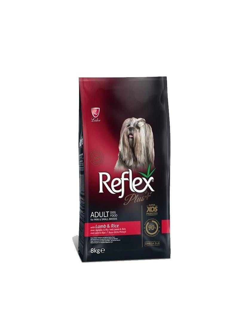 Reflex Plus Mini ve Küçük Irk Kuzulu ve Pirinçli Yetişkin Köpek Maması 8 Kg