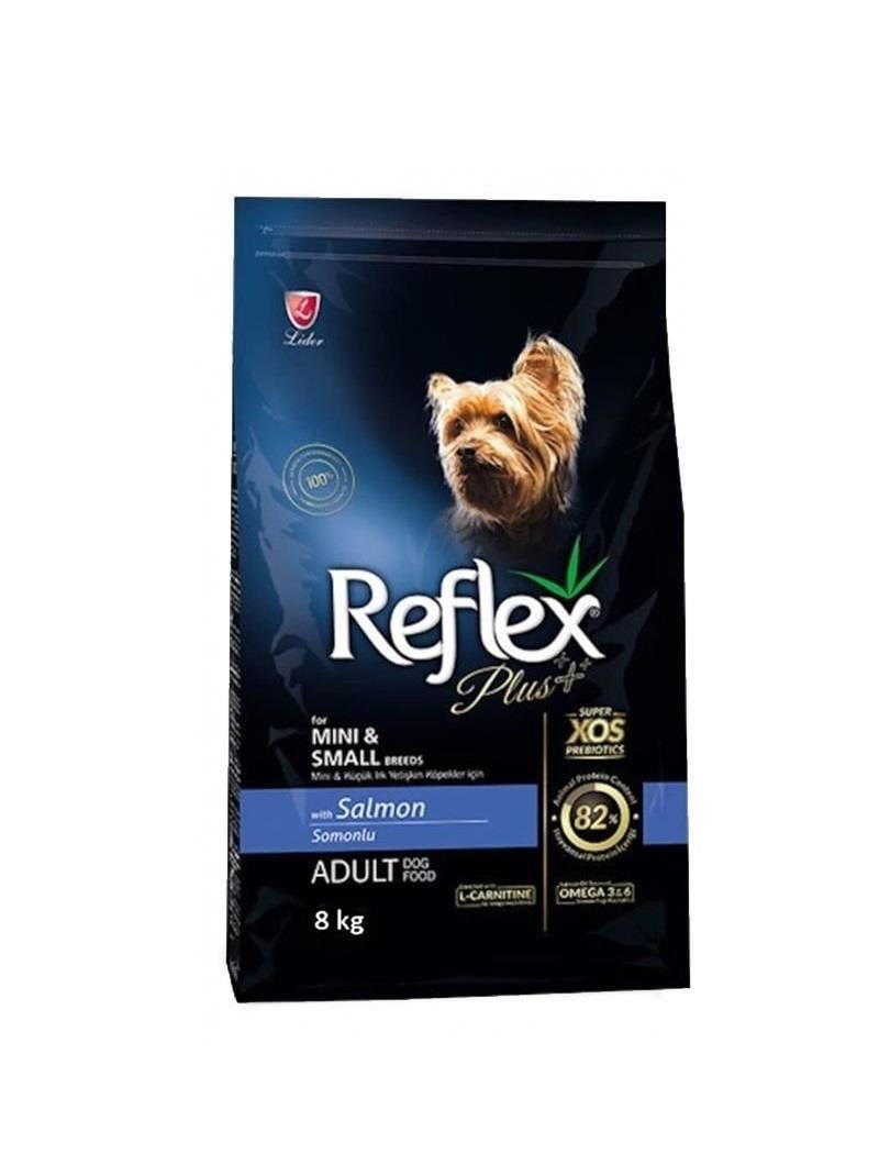 Reflex Plus Mini ve Küçük Irk Somonlu Yetişkin Köpek Maması 8 Kg