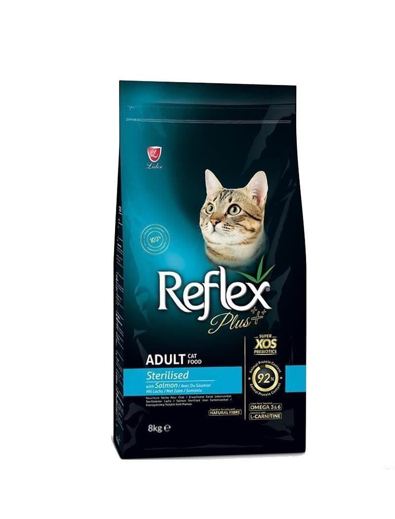 Reflex Plus Sterilised Somonlu Kısırlaştırılmış Kedi Maması 8 Kg