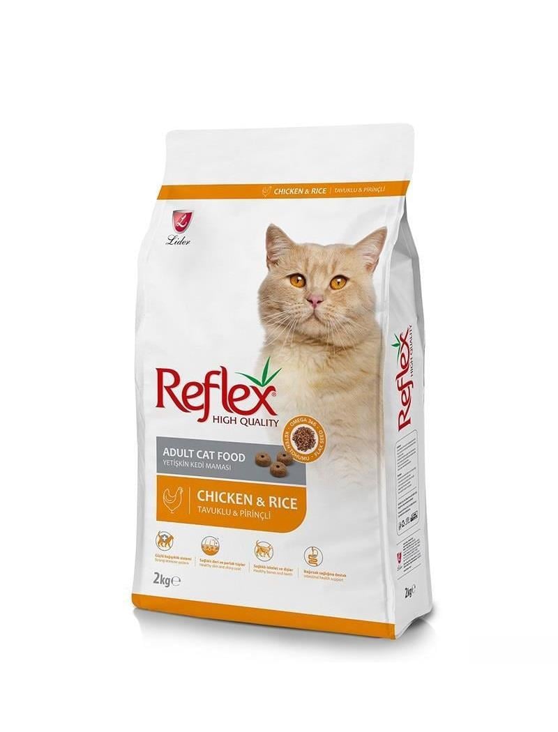 Reflex Tavuklu ve Pirinçli Yetişkin Kedi Maması 2 Kg
