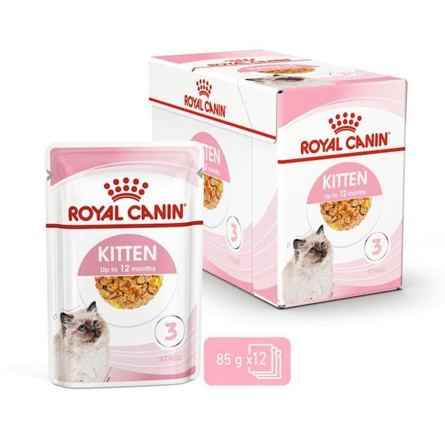 Royal Canin Kitten Jelly Yaş Yavru Kedi Maması 85 gr (12 adet)