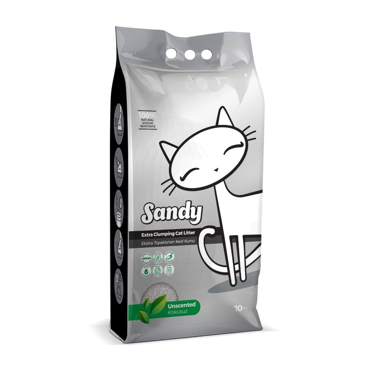 Sandy Unscented Kokusuz Kedi Kumu 10 Kg