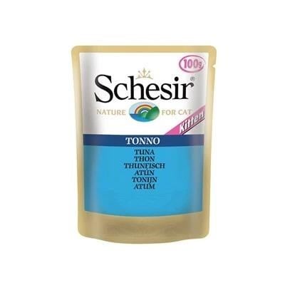 Schesir Kitten Tuna Pouch Ton Balıklı Yavru Kedi Konservesi 100 Gr