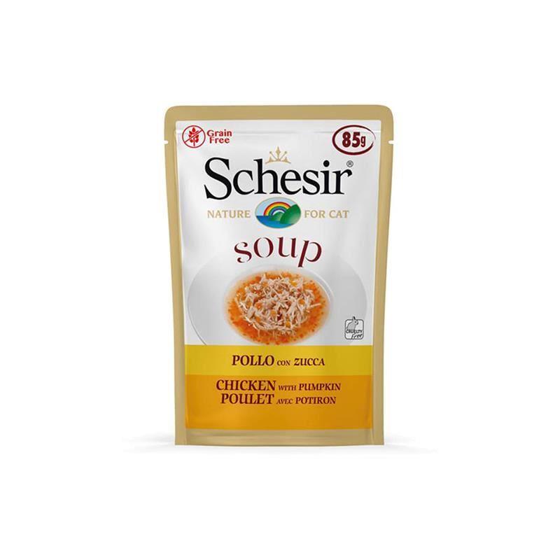 Schesir Tavuklu ve Balkabaklı Tahılsız Kedi Çorbası 85 Gr