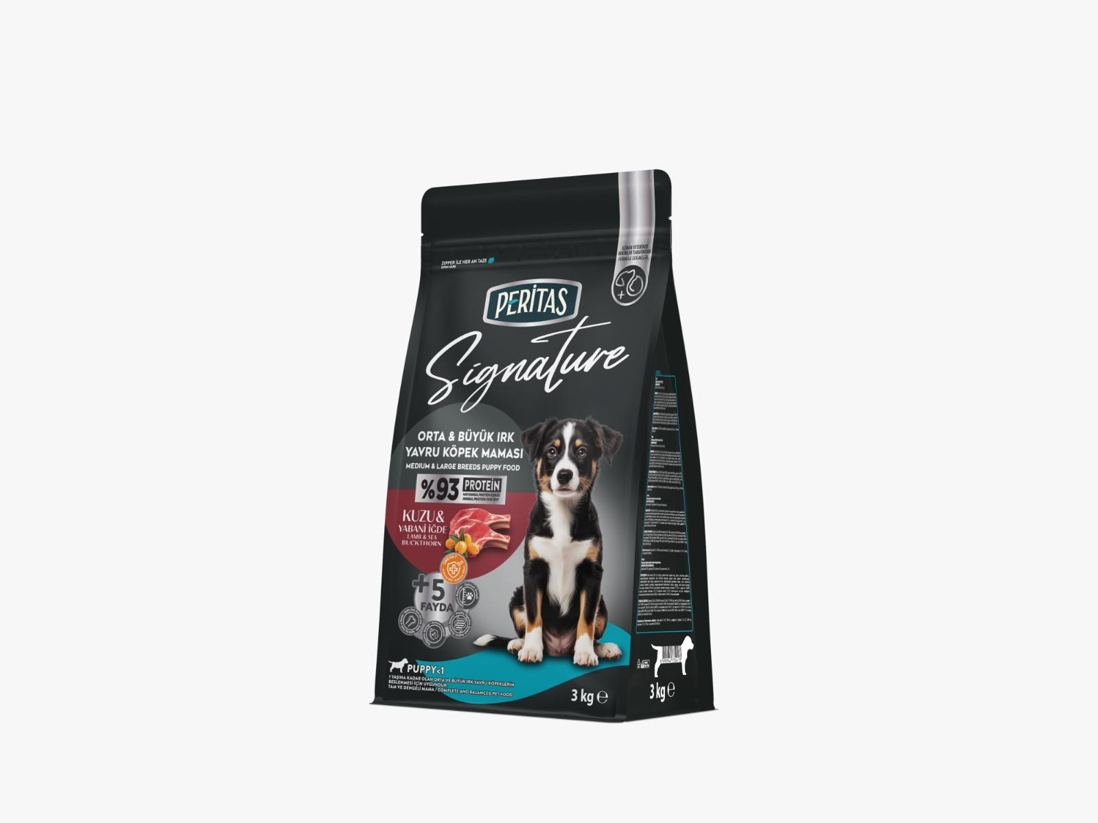 Signature Kuzulu Orta ve Büyük Irk Yavru Köpek Maması 3 Kg