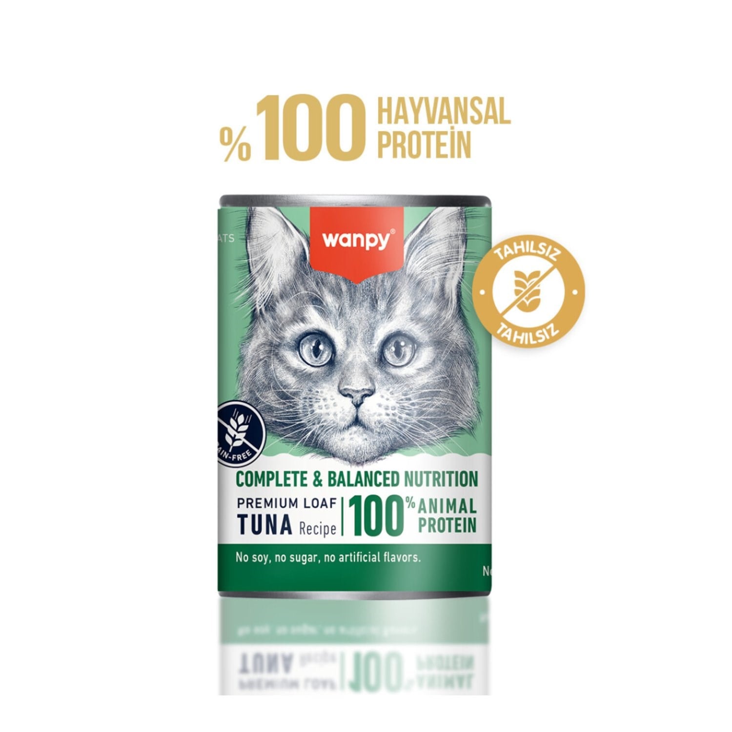 Wanpy Ton Balıklı Ezme Kedi Konservesi 375 Gr