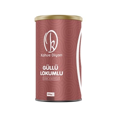 Güllü Lokumlu Türk Kahvesi 250 Gr