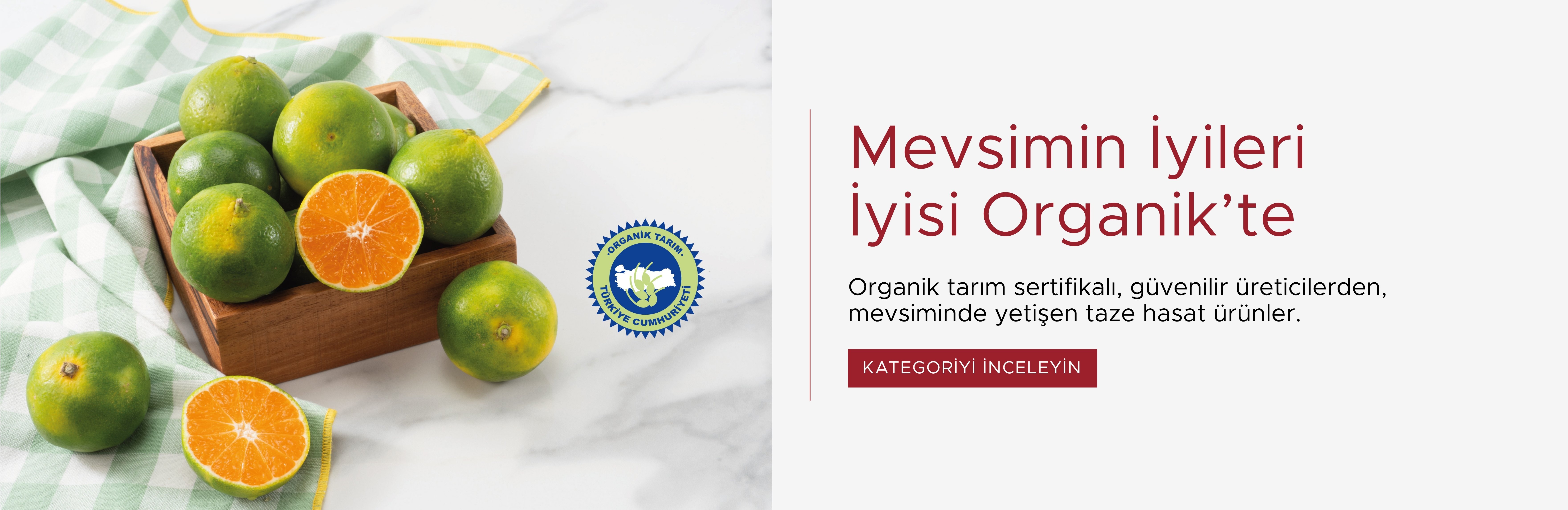 Organik Sebze & Meyve Stoklarımız Yenilendi